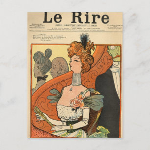 Caricature of a French Marquise Postcard