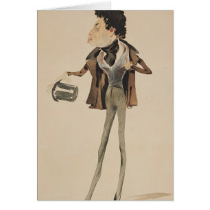 Caricature of Alexander Dumas Pere