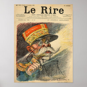 Caricature of General Zurlinden Poster
