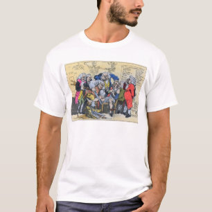 Caricature of Georgian Surgeons at work, 1793 T-Shirt