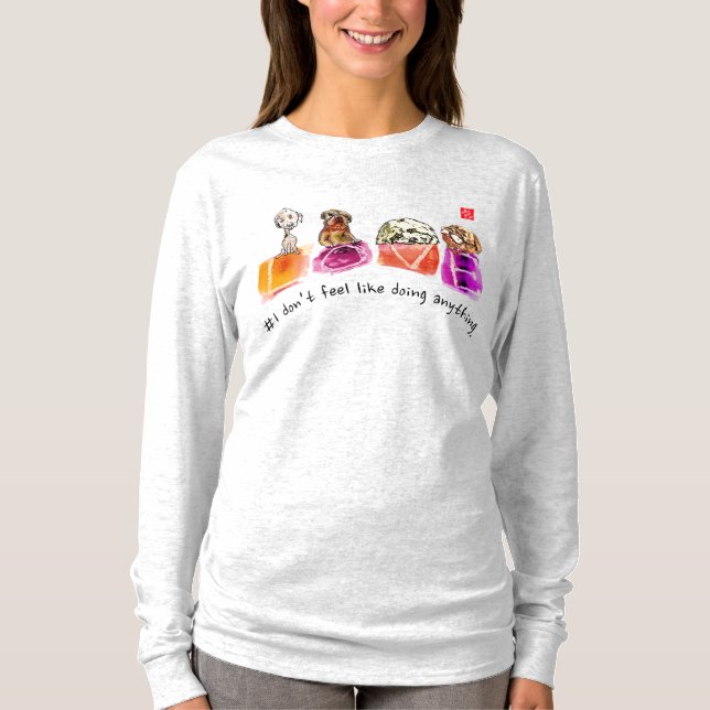 caricature of pet women's  sweather T-Shirt (Front)