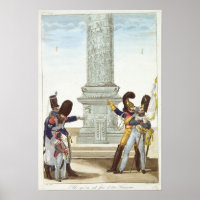 caricature of soldiers at the Colonne Vendome