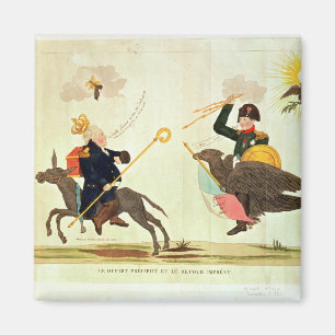 Caricature of the 'Hundred Days' Magnet