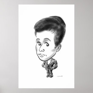 Caricature sign in board 13b