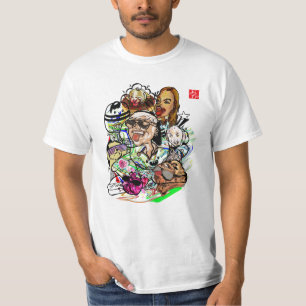 caricatures mens' t-shirts