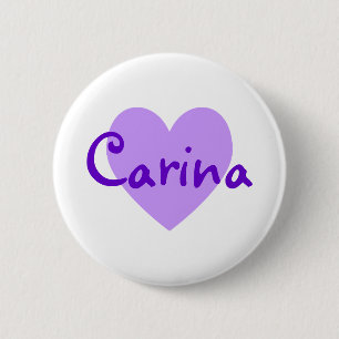 Carina in Purple 6 Cm Round Badge