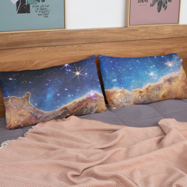 Carina Nebula Cosmic Cliffs James Webb Hi-Res Pillowcase (Creator Uploaded)