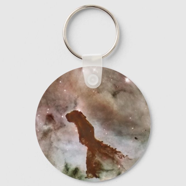 Carina Nebula Dust Pillar Key Ring (Front)