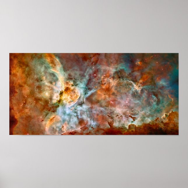 Carina Nebula Galaxy Poster (Front)