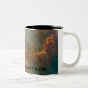 Carina Nebula - Great Clouds Two-Tone Coffee Mug
