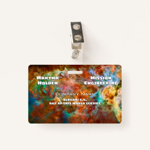 Carina Nebula in Argo Navis constellation ID Badge