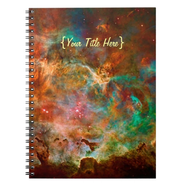 Carina Nebula in Argo Navis constellation Notebook (Front)