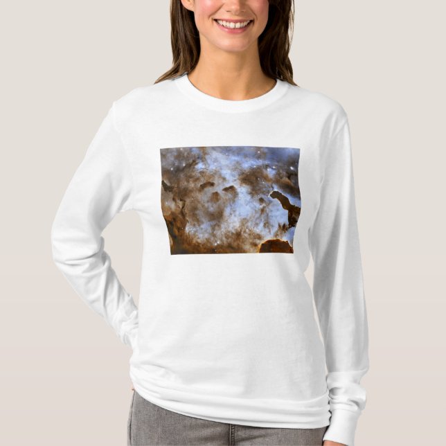Carina Nebula Star-Forming Pillars T-Shirt (Front)