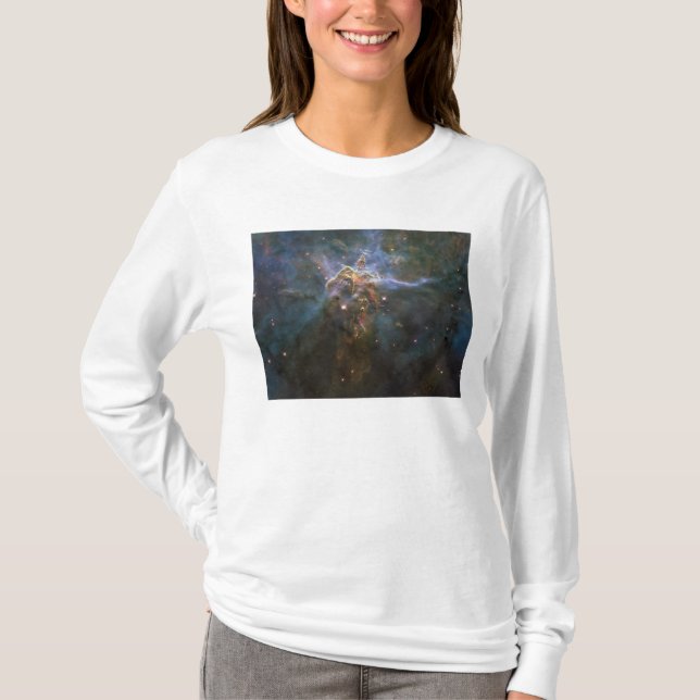 Carina Nebula Star-forming Pillars T-Shirt (Front)