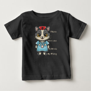 Caring Cat Nurse: It's My Thing Baby T-Shirt