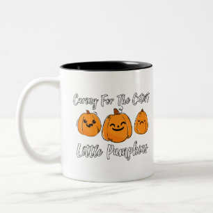 Caring For The Cutest Little Pumpkins Nurse Two-Tone Coffee Mug