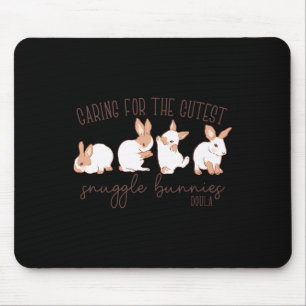 Caring For The Cutest Snuggle Bunnies  Mouse Pad
