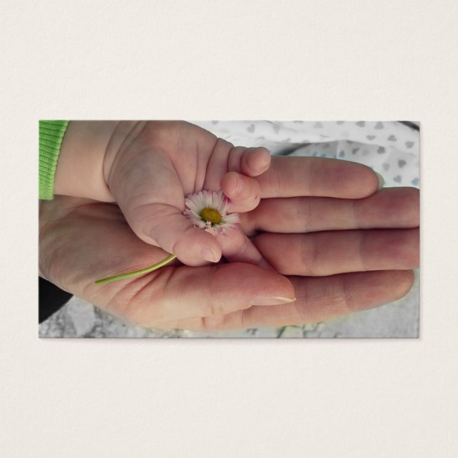 Caring Hands Business Card (Front)