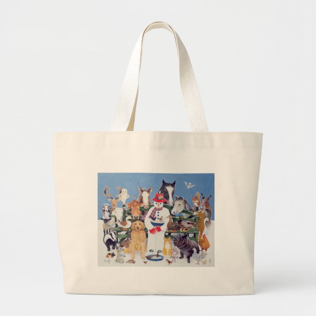 Caring Large Tote Bag (Front)
