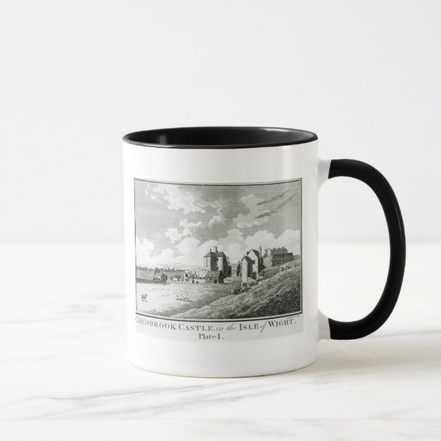 Carisbrook Castle, Isle of Wight, Plate I Mug (Right)