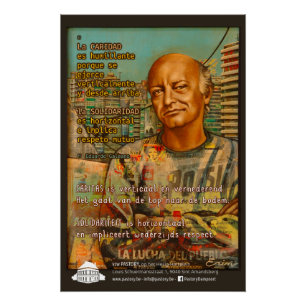 Caritas vs Solidarity - Eduardo Galeano Quote Poster