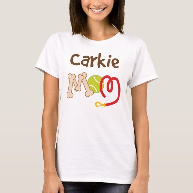Carkie Dog Breed Mum Gift T-Shirt (Front)