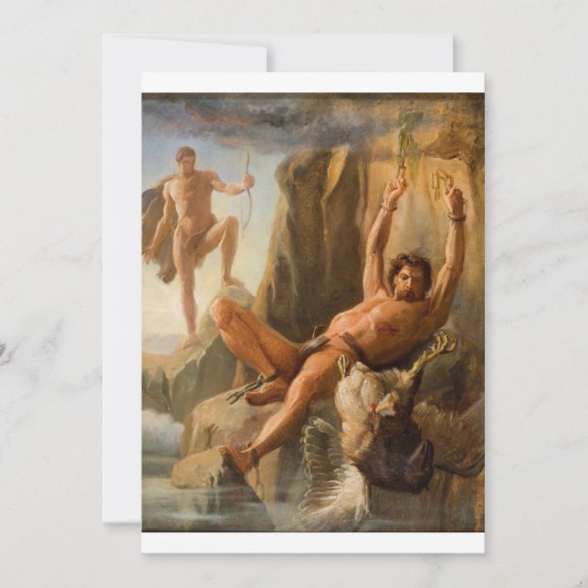 Carl Bloch - Prometheus' Befreiung Invitation (Front)