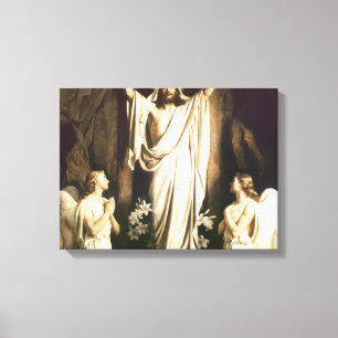 Carl Bloch - Resurrection Of Christ Canvas Print