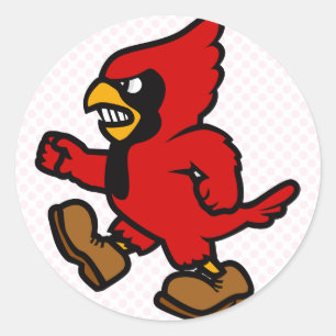 Carl Cardinal Classic Round Sticker