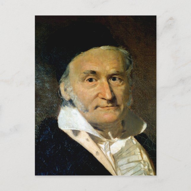 carl friedrich gauss postcard (Front)