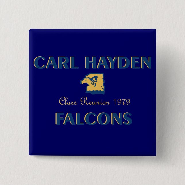 Carl Hayden 79 Button (Front)