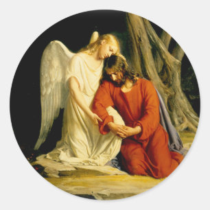 Carl Heinrich Bloch - Gethsemane Classic Round Sticker