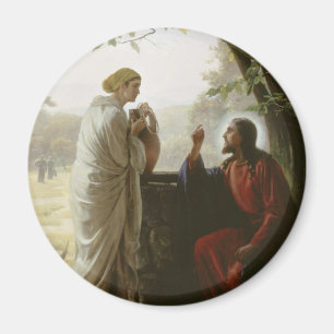 Carl Heinrich Bloch - Woman at the Well Magnet