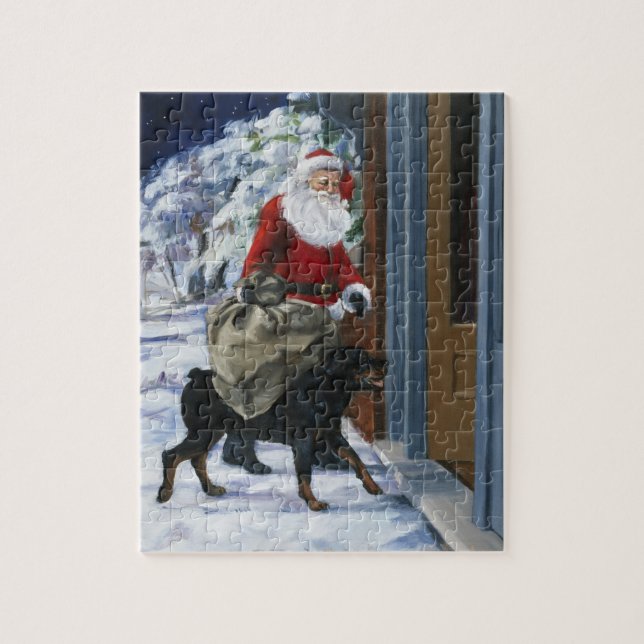 Carl Helping Santa Claus from <Carl's Christmas> b Jigsaw Puzzle (Vertical)
