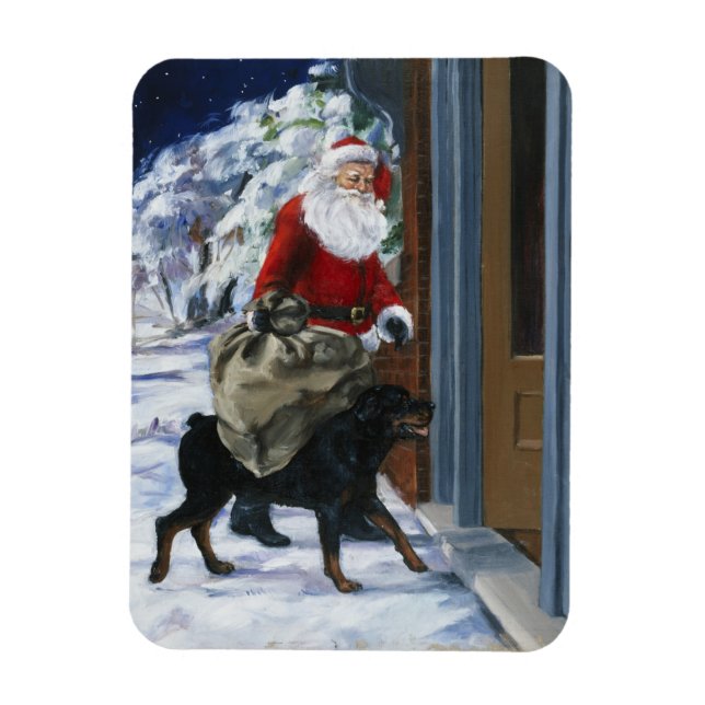 Carl Helping Santa Claus from <Carl's Christmas> b Magnet (Vertical)