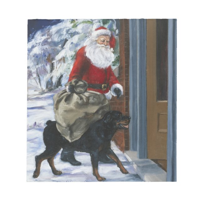 Carl Helping Santa Claus from <Carl's Christmas> b Notepad (Front)