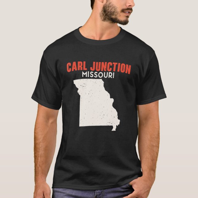 Carl Junction Missouri USA State America Travel Mi T-Shirt (Front)