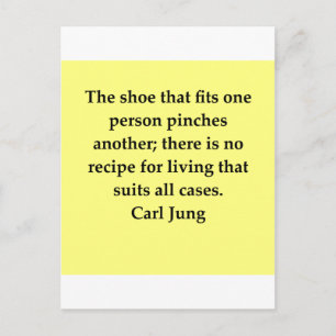 carl jung quote postcard