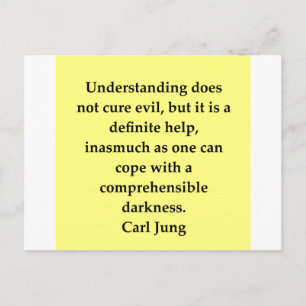 carl jung quote postcard