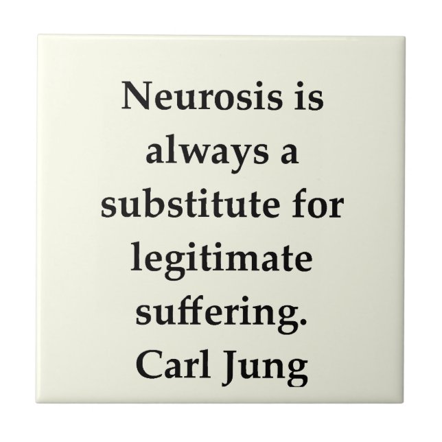 carl jung quote tile (Front)