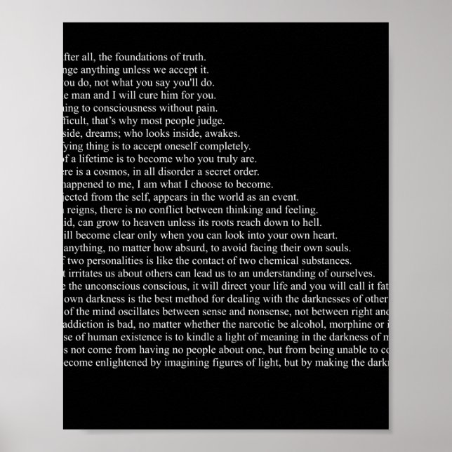 Carl Jung Quotes  Poster (Front)