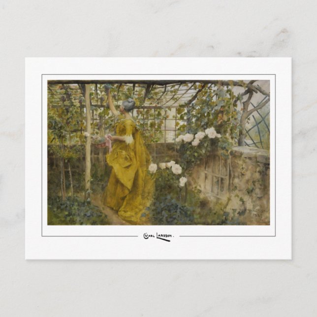 Carl Larsson #409 - Fine Art Postcard (Front)