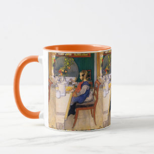 Carl Larsson A Late Riser's Miserable Breakfast Mug