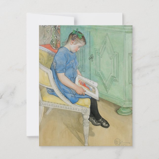 Carl Larsson - Anna-Johanna, Card (Front)