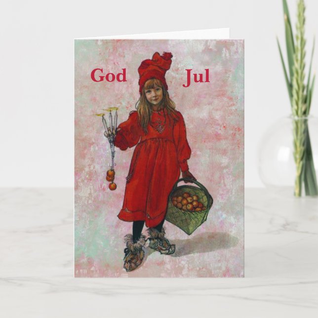 Carl Larsson Christmas Holiday Card (Front)