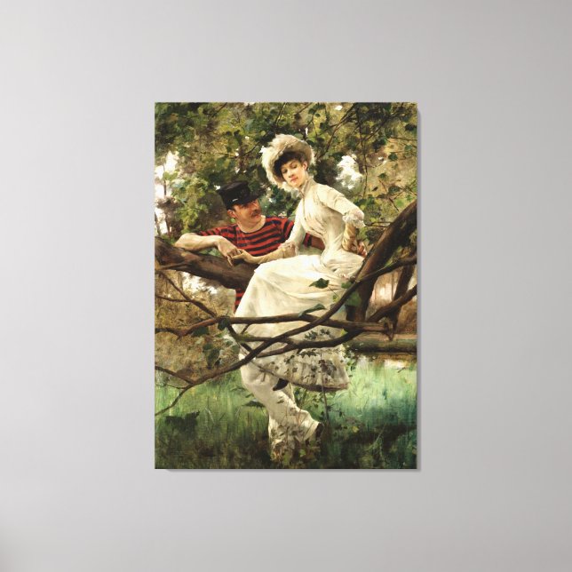Carl Larsson - Idyll Canvas Print (Front)