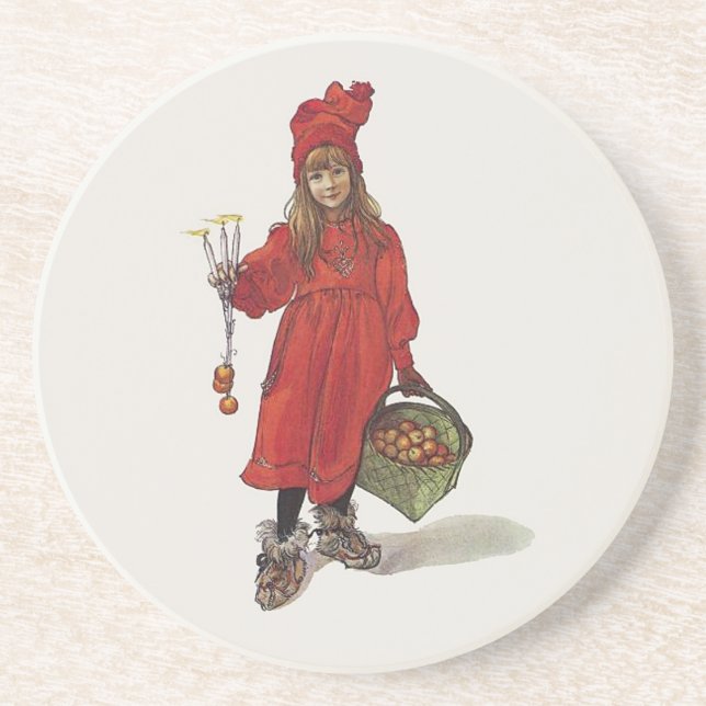 Carl Larsson Little Swedish Girl: Brita as Iduna Coaster (Front)