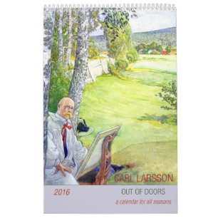 Carl Larsson Out of Doors 2016 Calendar