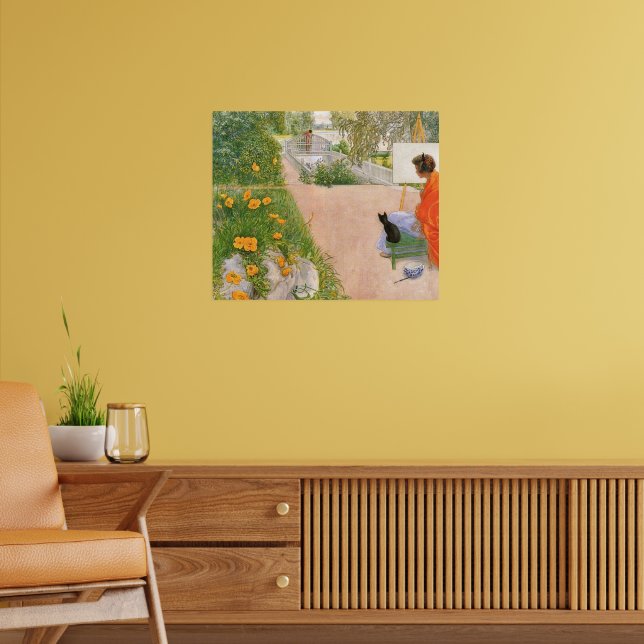 Carl Larsson painting, Bridge, Poster (Living Room 2)