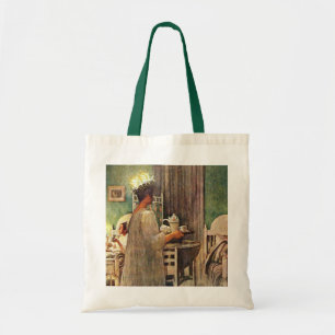 Carl Larsson St. Lucia Day Christmas in Sweden Tote Bag